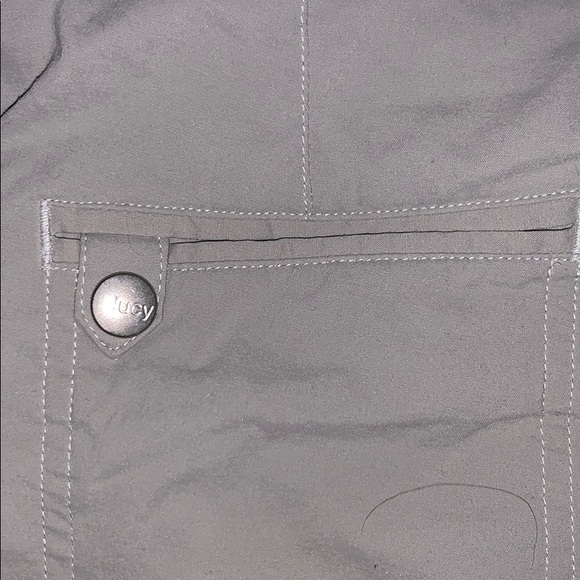 Greenish-Khaki Lucy Capris - Picture 3 of 5